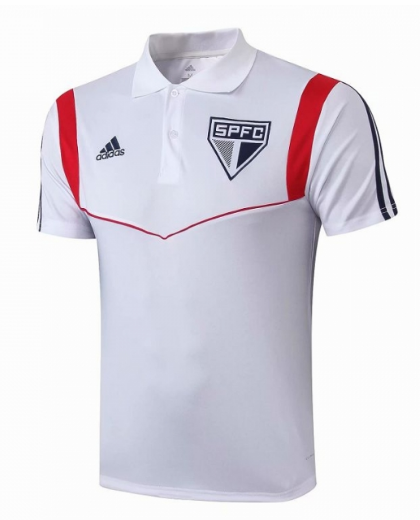 camisetas Polo Sao Paulo 2019-2020 Blanco